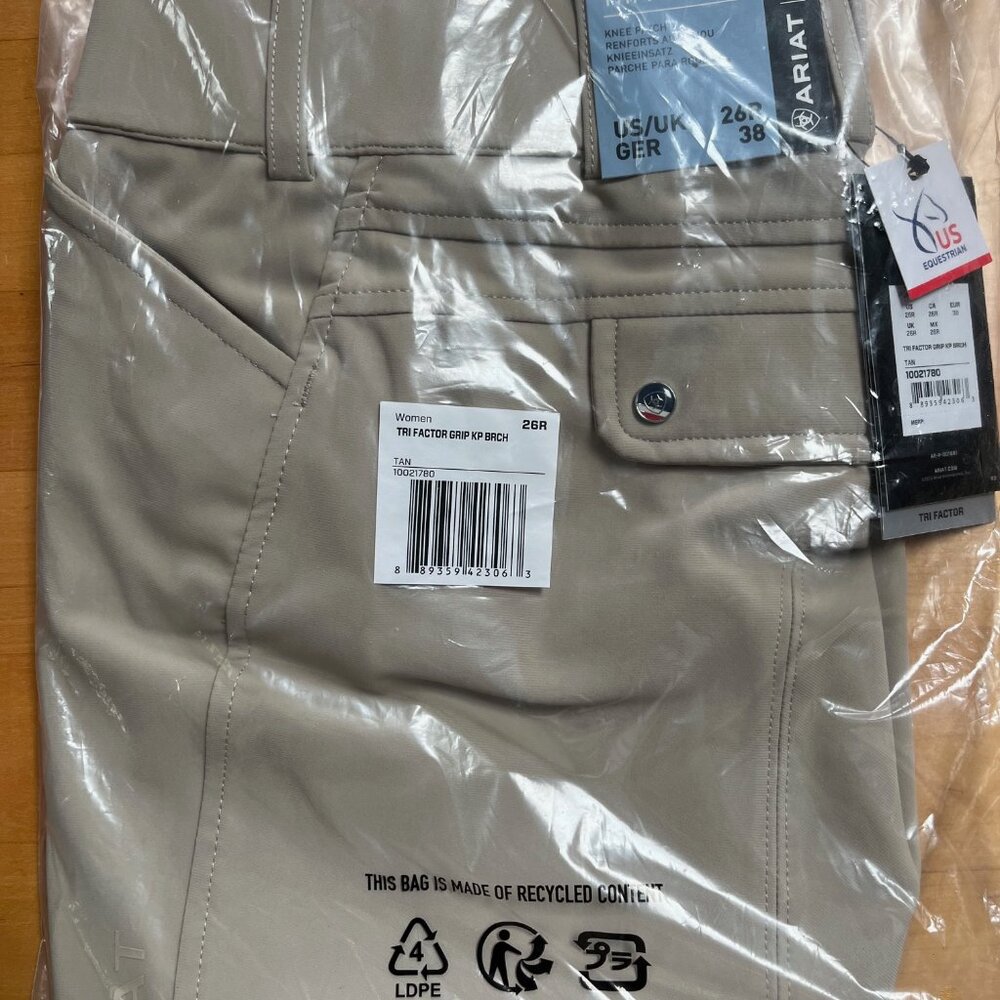 NEW with Tags – New Ariat Tri Factor Breeches